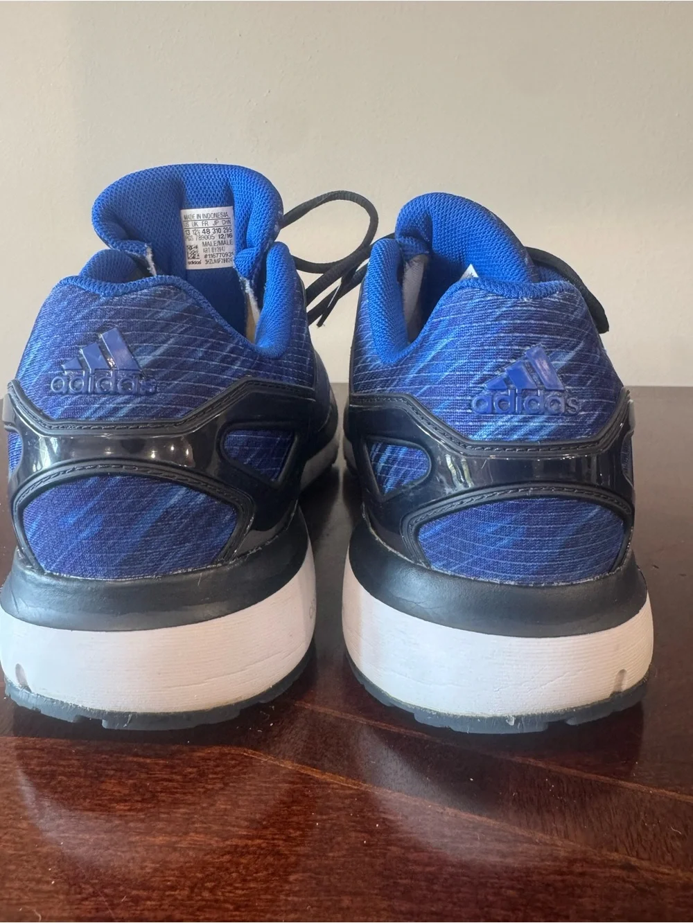 adidas Energy Cloud WTC Low Top Lace-Up Sneakers Blue Mesh Cushioned BY2047